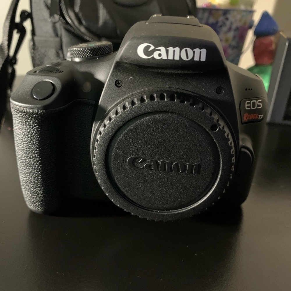 Canon camera, tripod and accessories